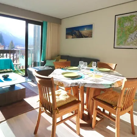 Centre, 51m2, Vue Mt Blanc, 2 A 6 Pers, 2 Balcons