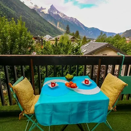 Centre, 51m2, Vue Mt Blanc, 2 A 6 Pers, 2 Balcons דירה *