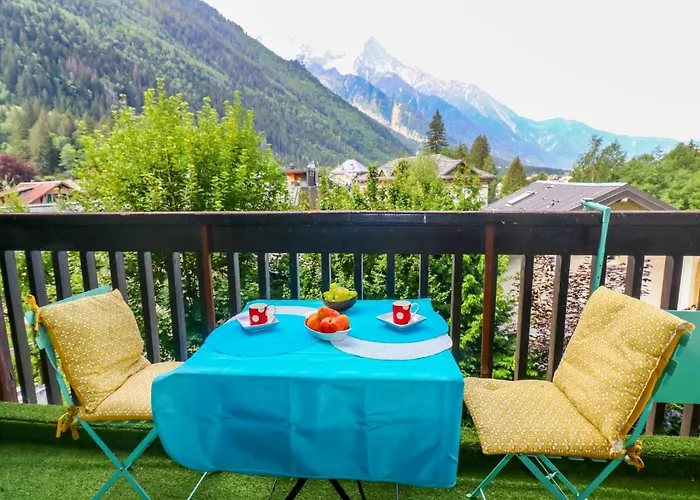 Centre, 51m2, Vue Mt Blanc, 2 A 6 Pers, 2 Balcons Lejlighed